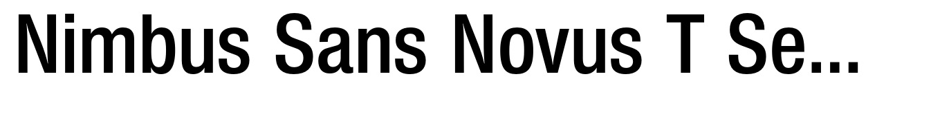 Nimbus Sans Novus T Semi Bold Condensed